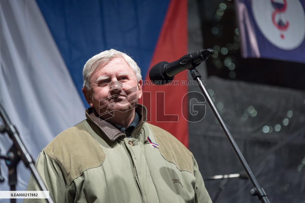 Wenceslas Square, 50th anniversary of Palach's death