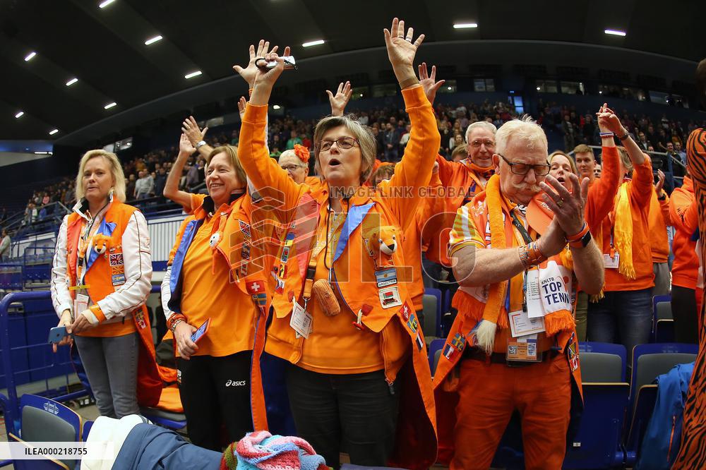 Fans of Netherlands, Davis Cup qualification match