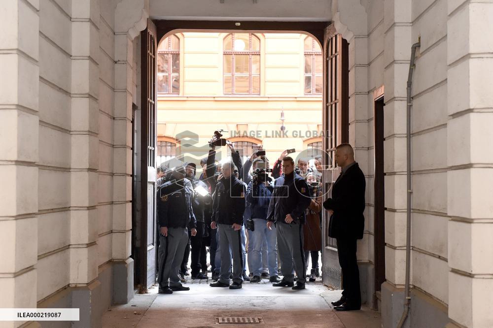 the Brno Regional Court, journalists