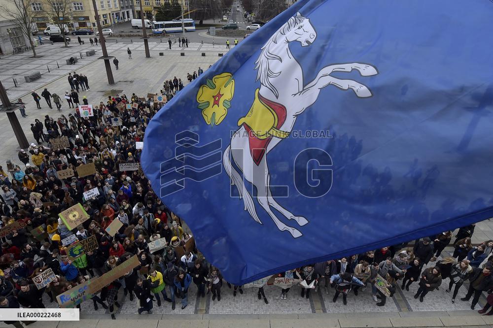 Fridays For Future in Ostrava, Czech Republic