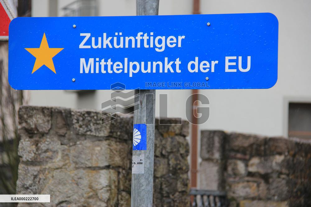 Gadheim, future geodetic centre of European Union  after BREXIT