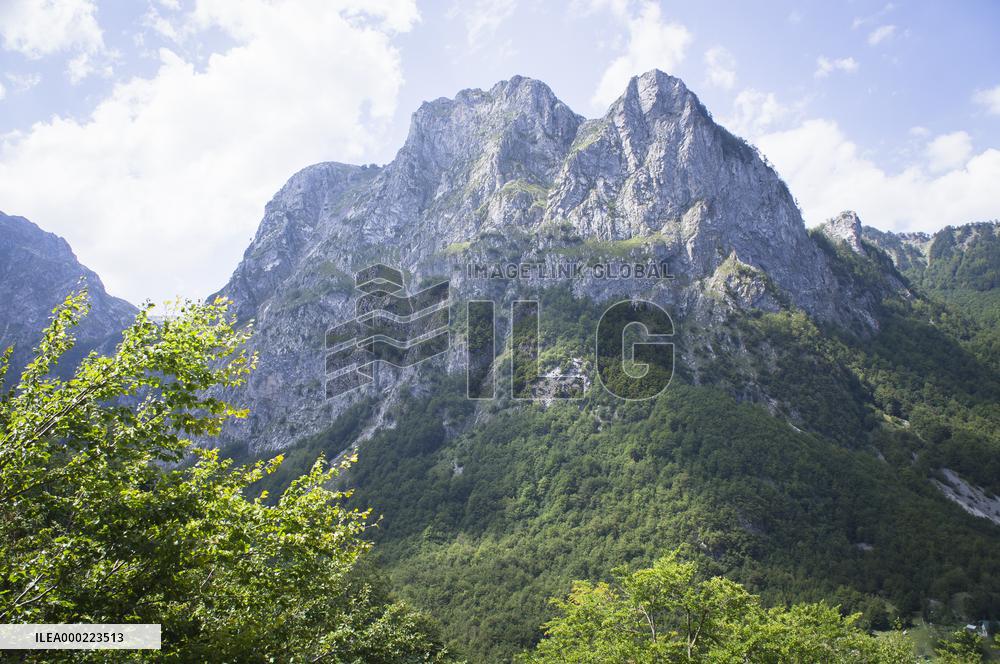 Prokletije National park, Mountains