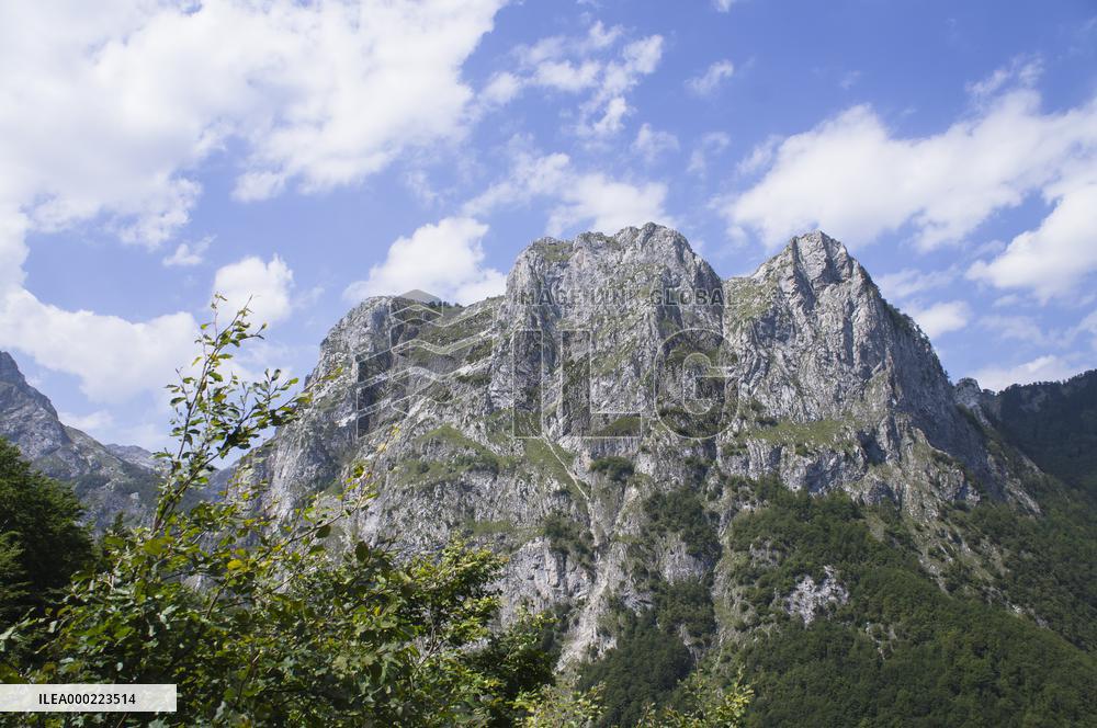 Prokletije National park, Mountains