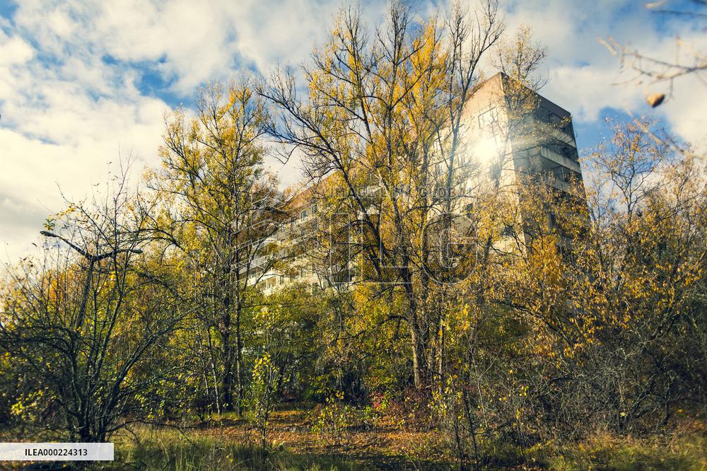 Chernobyl zone, restricted territory, Pripyat, Prypiat