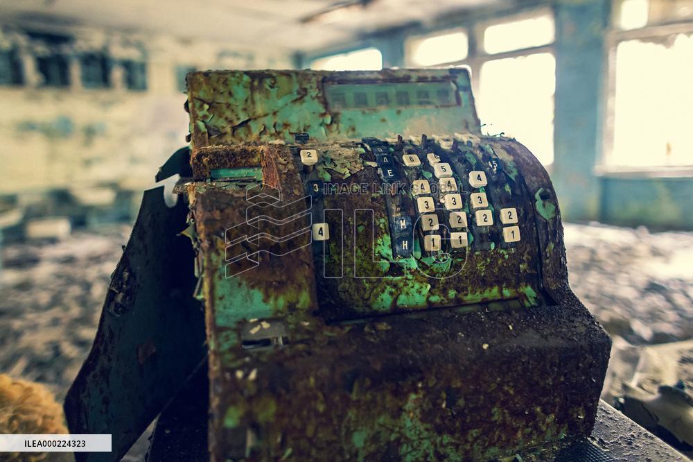 Chernobyl zone, restricted territory, Pripyat, Prypiat