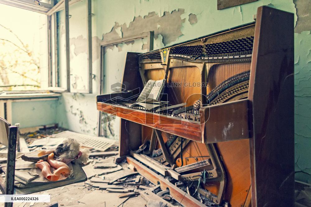 Chernobyl zone, restricted territory, Pripyat, Prypiat
