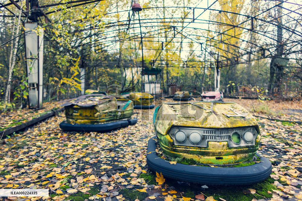 Chernobyl zone, restricted territory, Pripyat, Prypiat