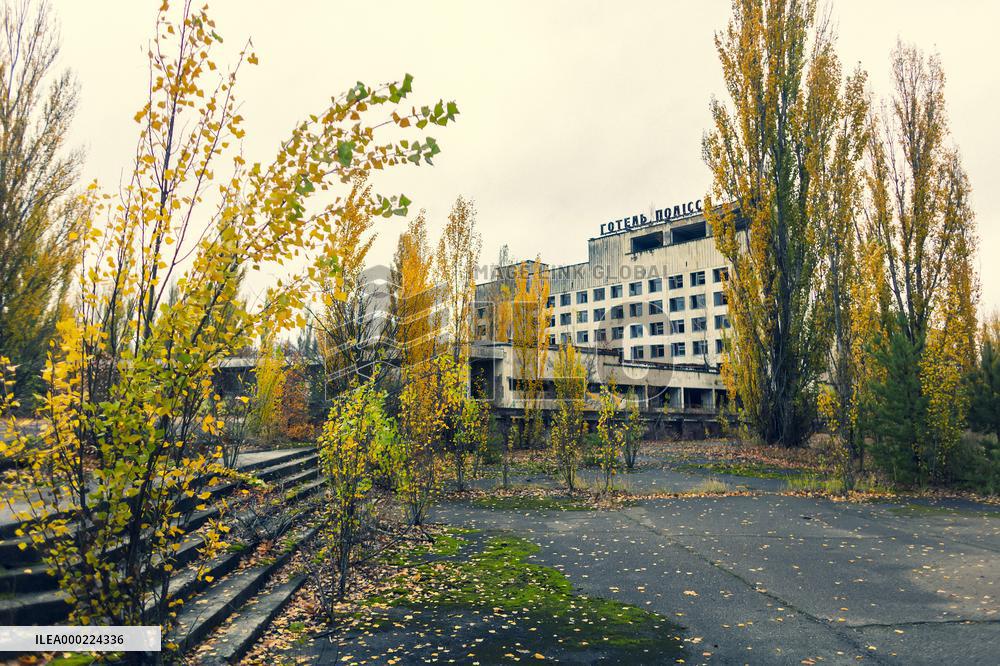 Chernobyl zone, restricted territory, Pripyat, Prypiat