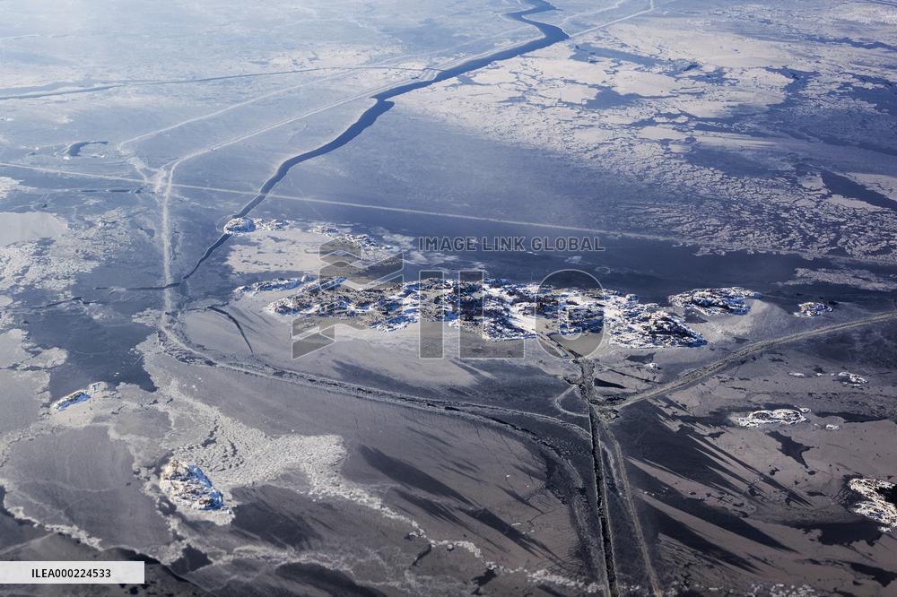 landscape, Finland, snow, lakes