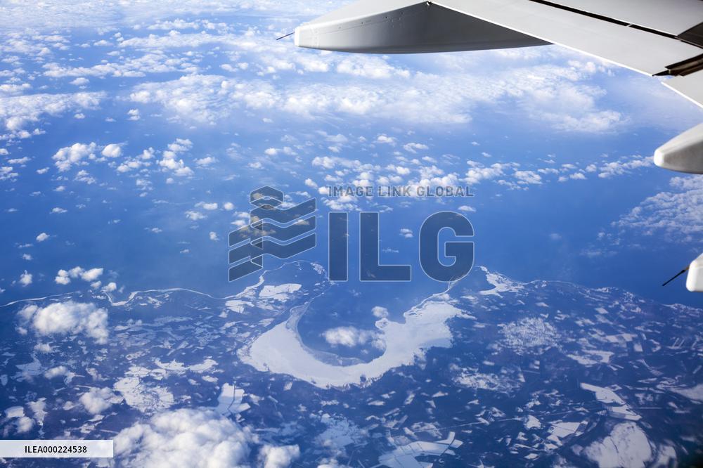 landscape, Finland, snow, lakes