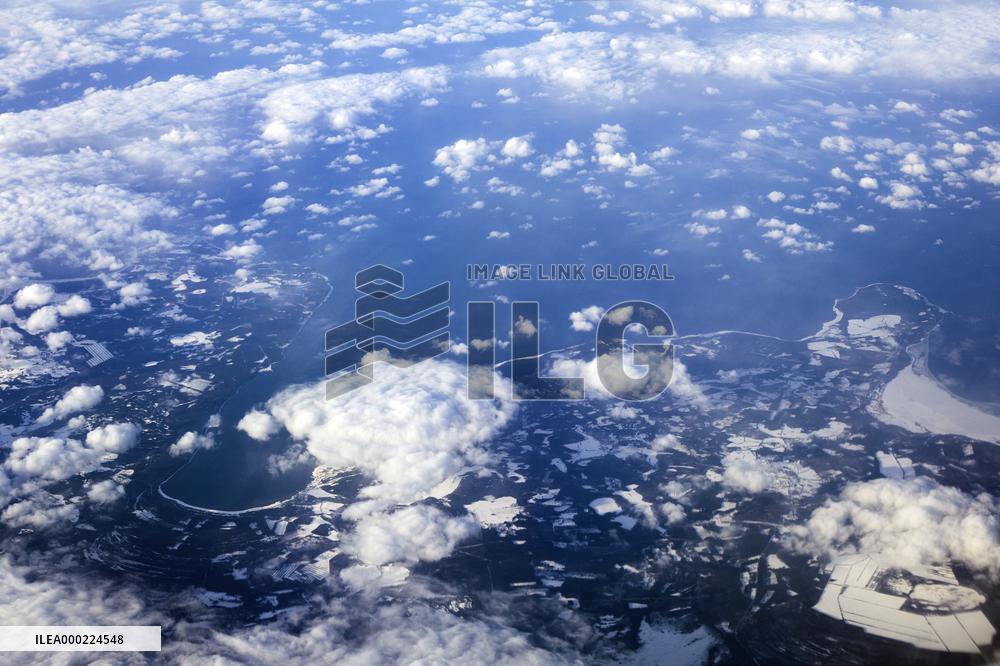 landscape, Finland, snow, lakes