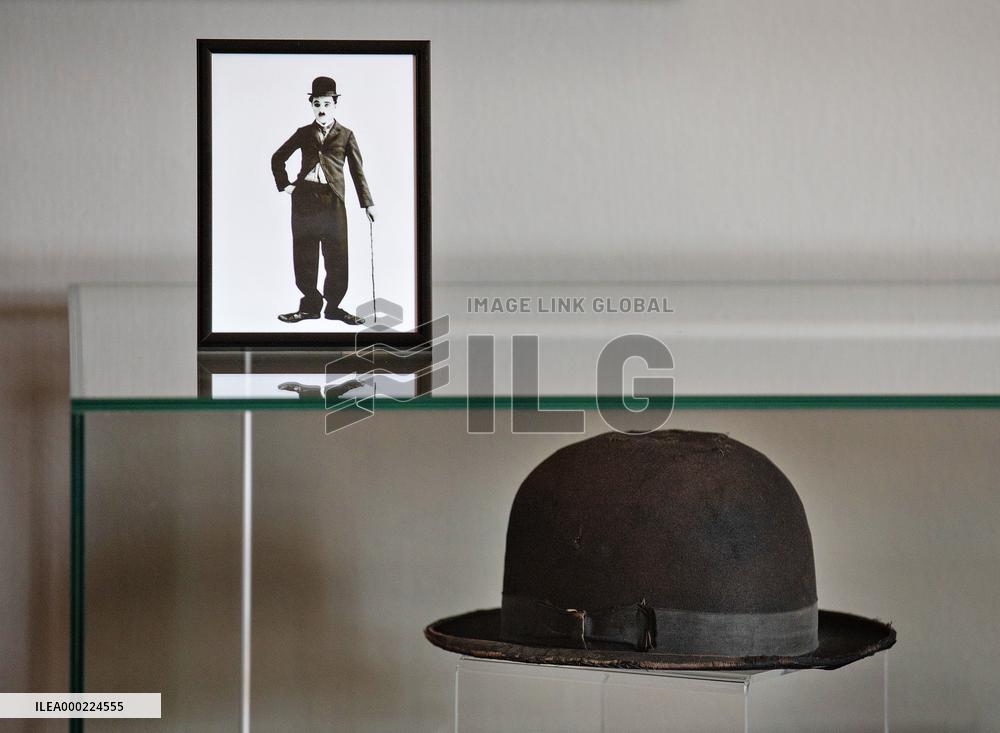 Charlie Chaplin, exhibit, Chaplin's bowler hat