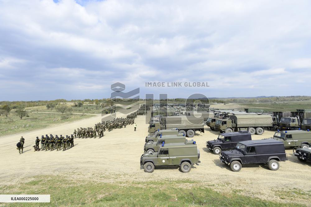 The Czech Lizzard 2019 military exercise, 71st mechanised battalion, Very High Readiness Joint Task Force (VJFT)