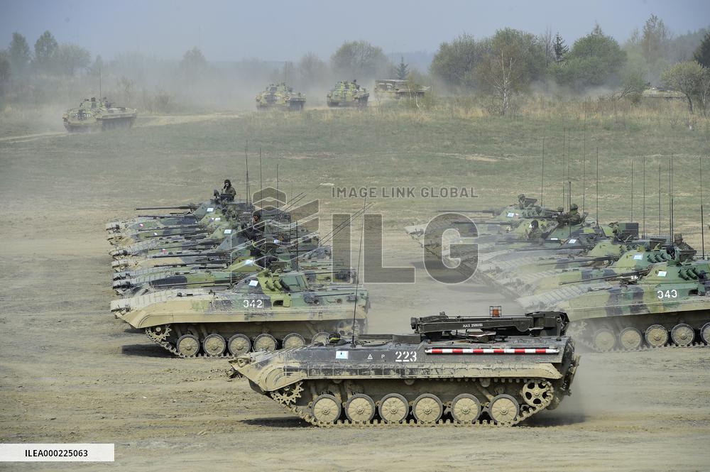 The Czech Lizzard 2019 military exercise, 71st mechanised battalion, Very High Readiness Joint Task Force (VJFT), infantry fighting vehicle