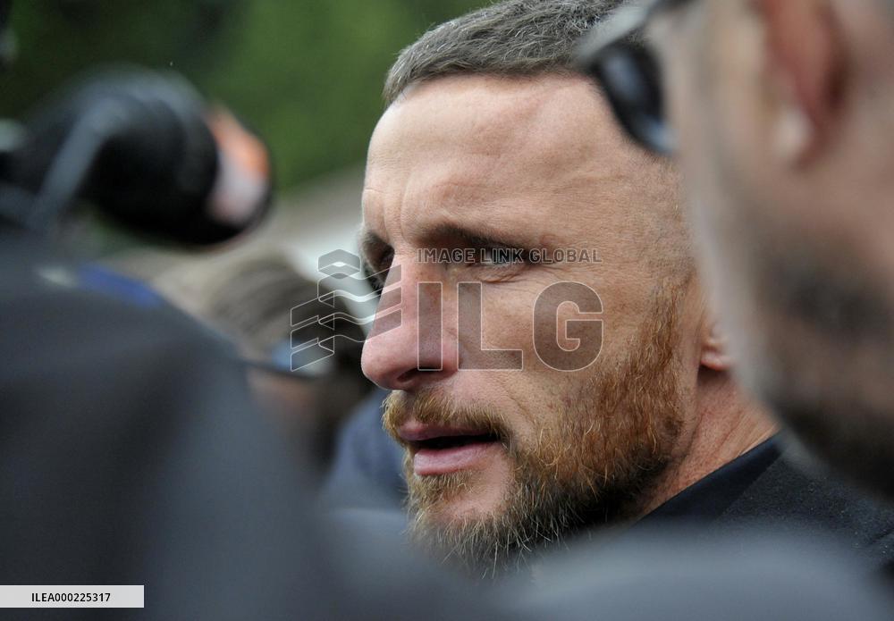 Pavel Sustr, The funeral of Czech footballer Josef Sural