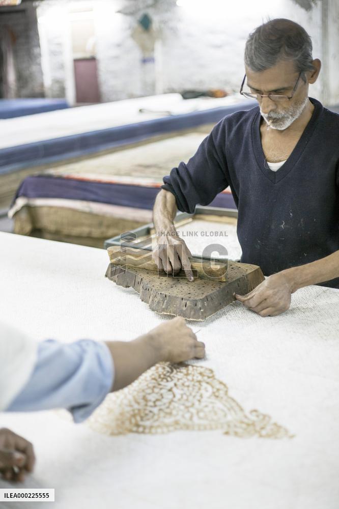 woodblock, printing, stamp, printer