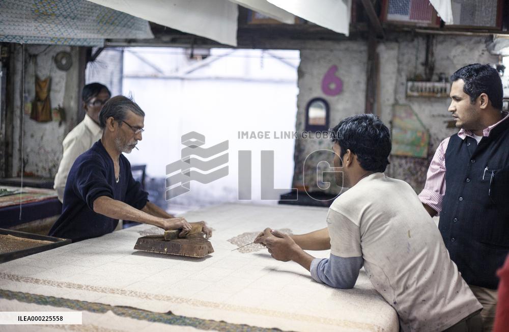 woodblock, printing, stamp, printer