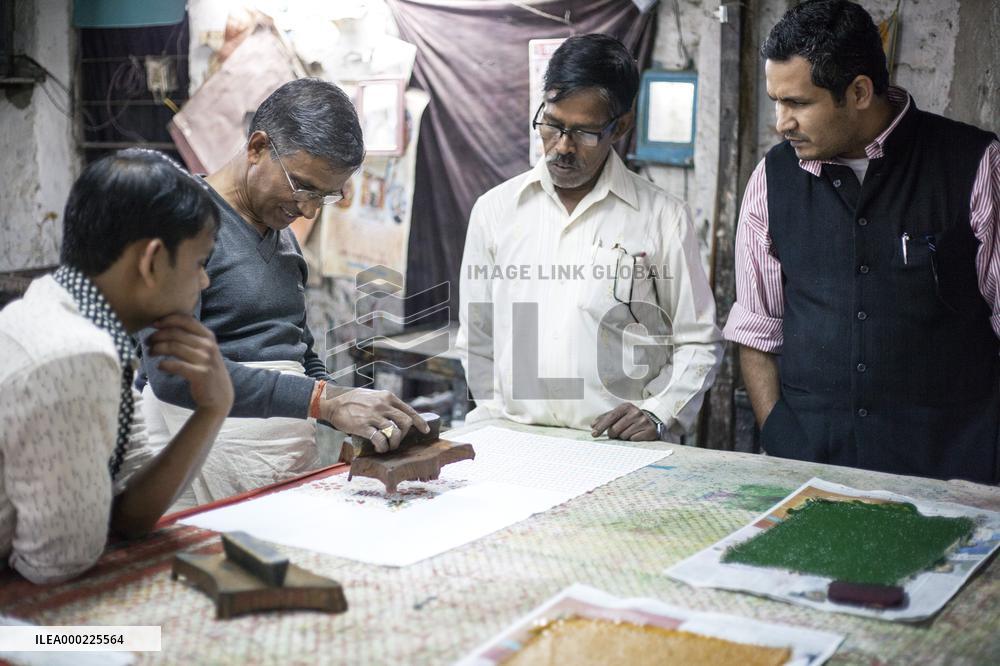 woodblock, printing, stamp, printer