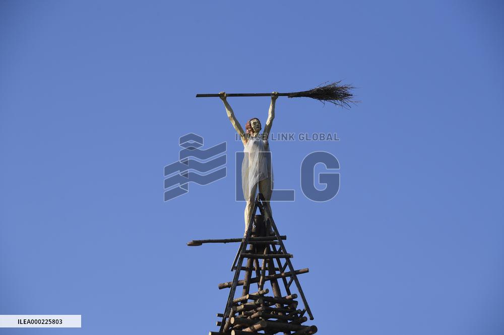 Walpurgis Night - Burning of the Witches, bonfires