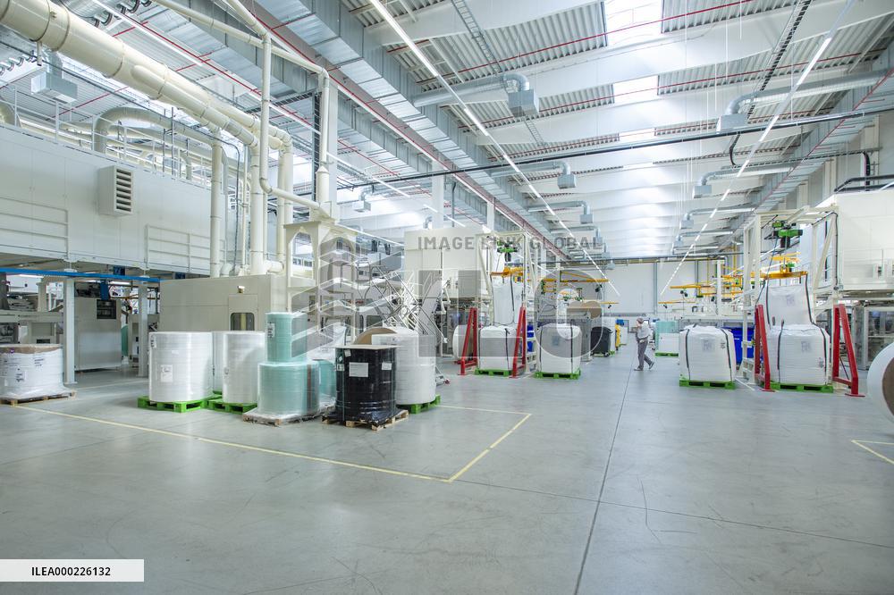 nappy producer Drylock Technologies, production hall