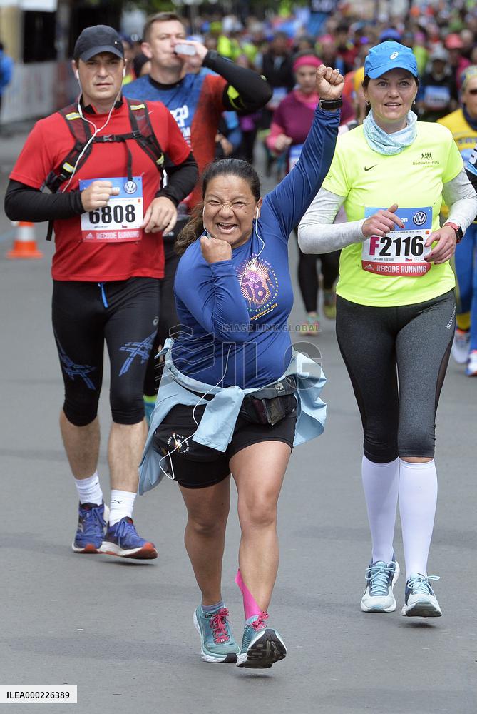Runners, athletes, Prague International Marathon