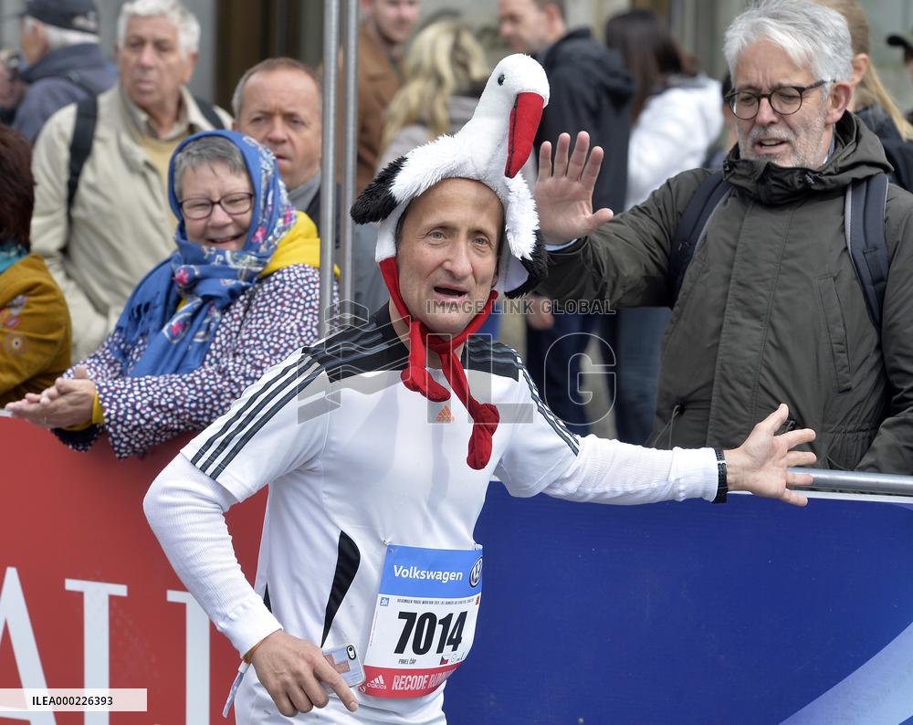 Runners, athletes, Prague International Marathon