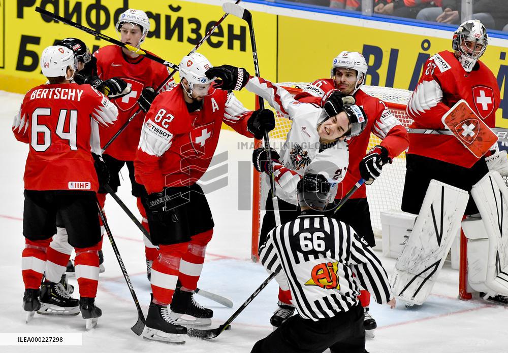 CHRISTOPH BERTSCHY, BENJAMIN BAUMGARTNER, JANIS MOSER, SIMON MOSER, LUKAS HAUDUM, RAPHAEL DIAZ, RETO BERRA