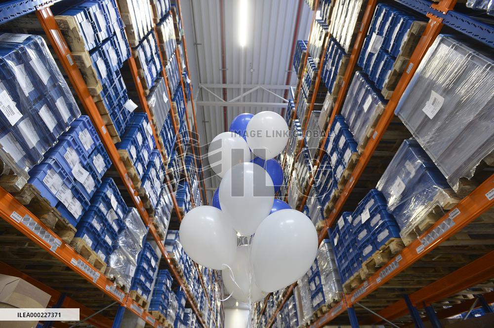 Swiss logistic company Panalpina opens its second industrial building, ceremonial opening