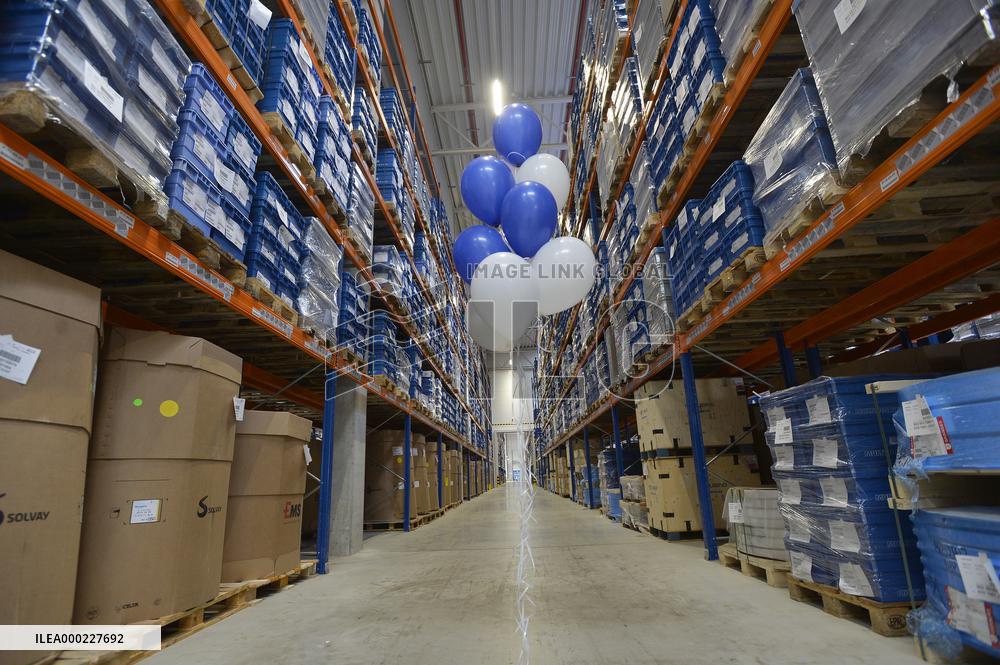Swiss logistic company Panalpina opens its second industrial building, ceremonial opening