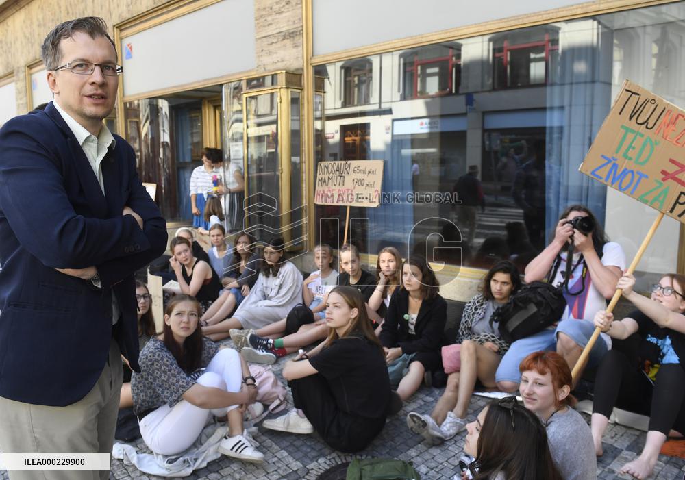 students strike for better climate protection in Prague, Pavel Cizinsky