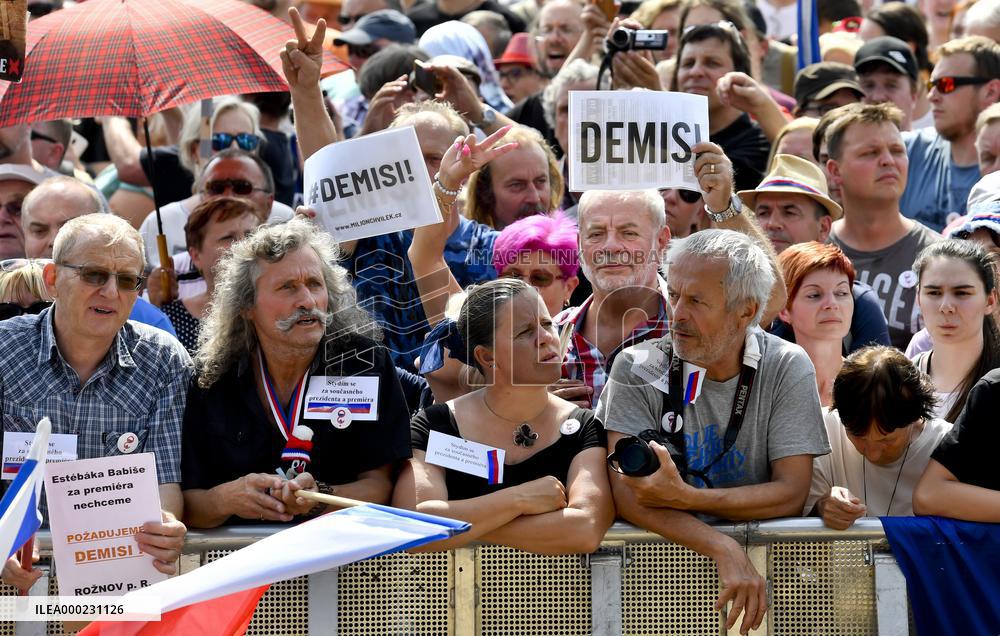 The largest Czech mass demonstration since 1989