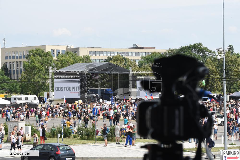 The largest Czech mass demonstration since 1989