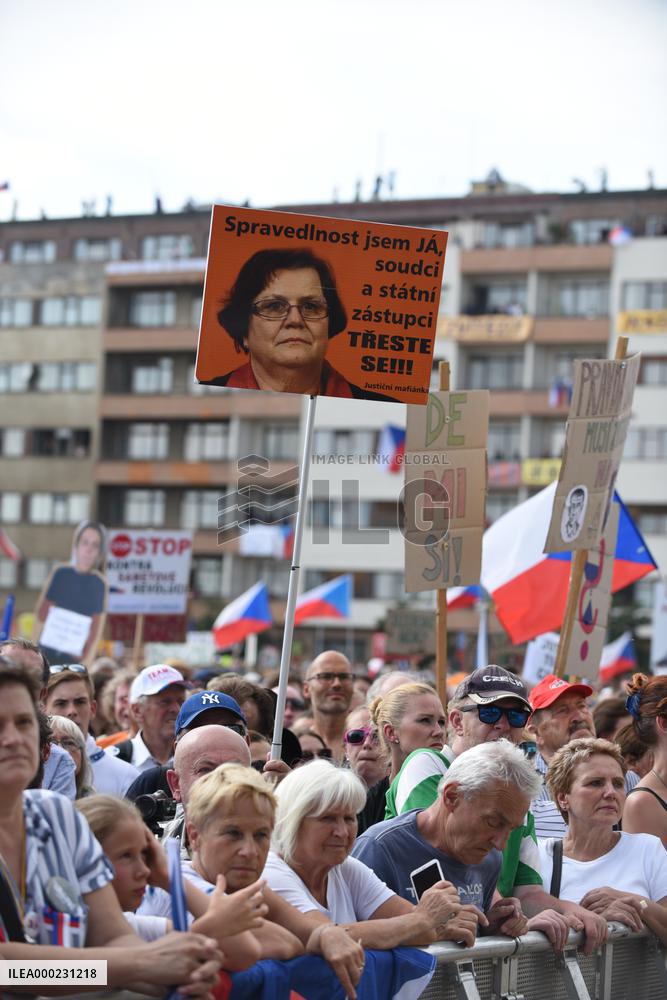 The largest Czech mass demonstration since 1989