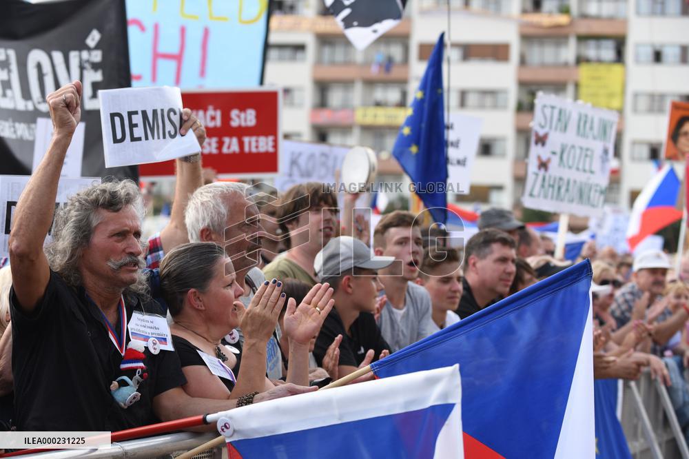The largest Czech mass demonstration since 1989
