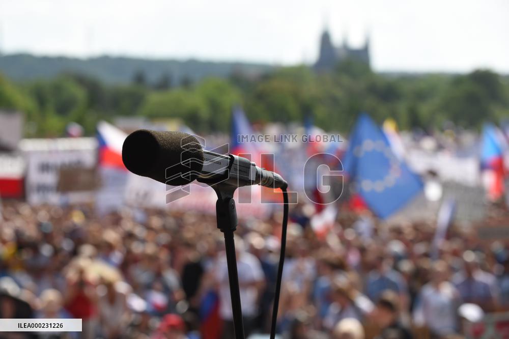 The largest Czech mass demonstration since 1989