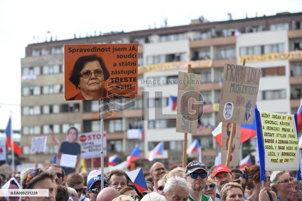 The largest Czech mass demonstration since 1989