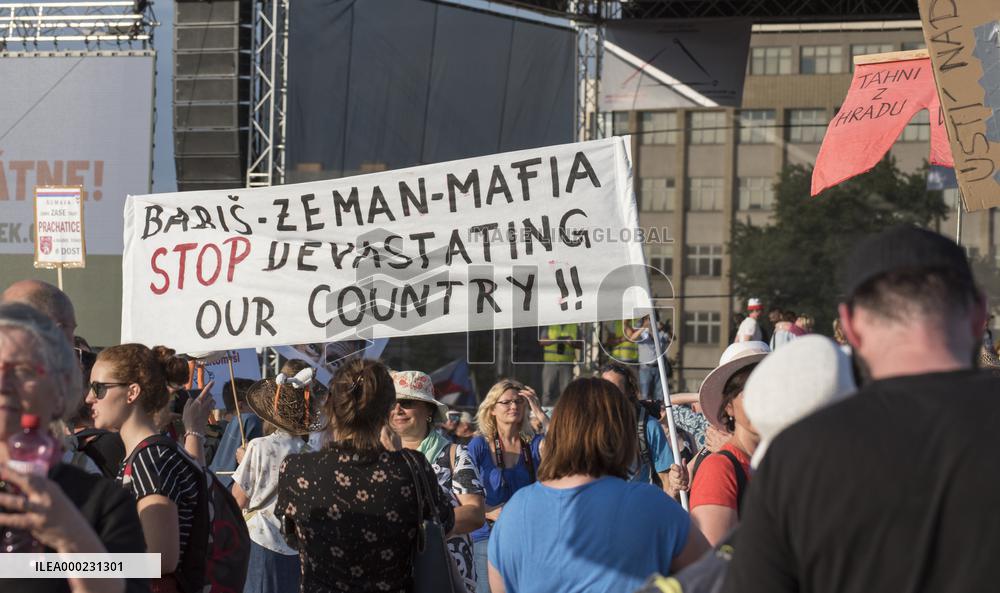 The largest Czech mass demonstration since 1989