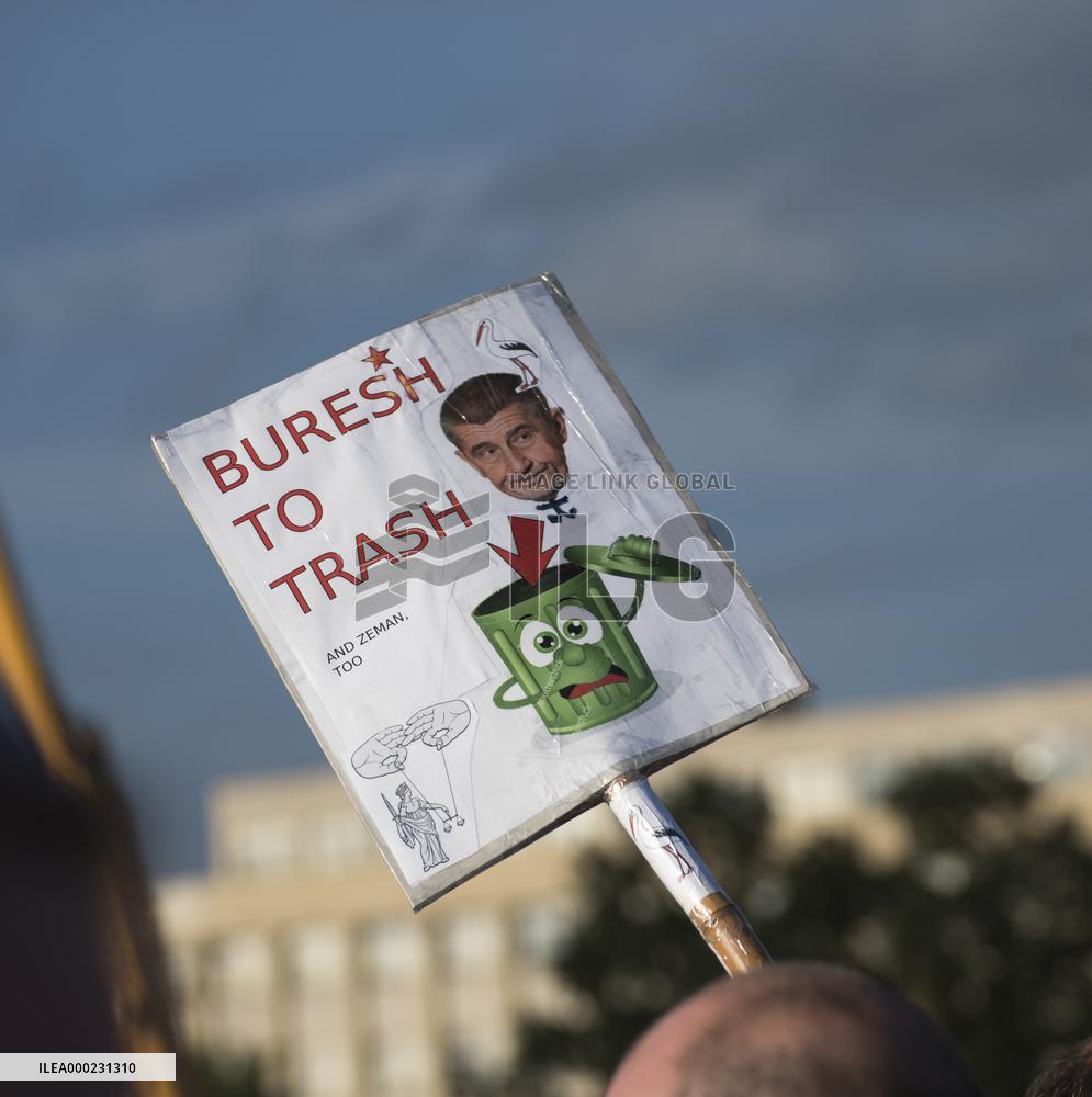 The largest Czech mass demonstration since 1989