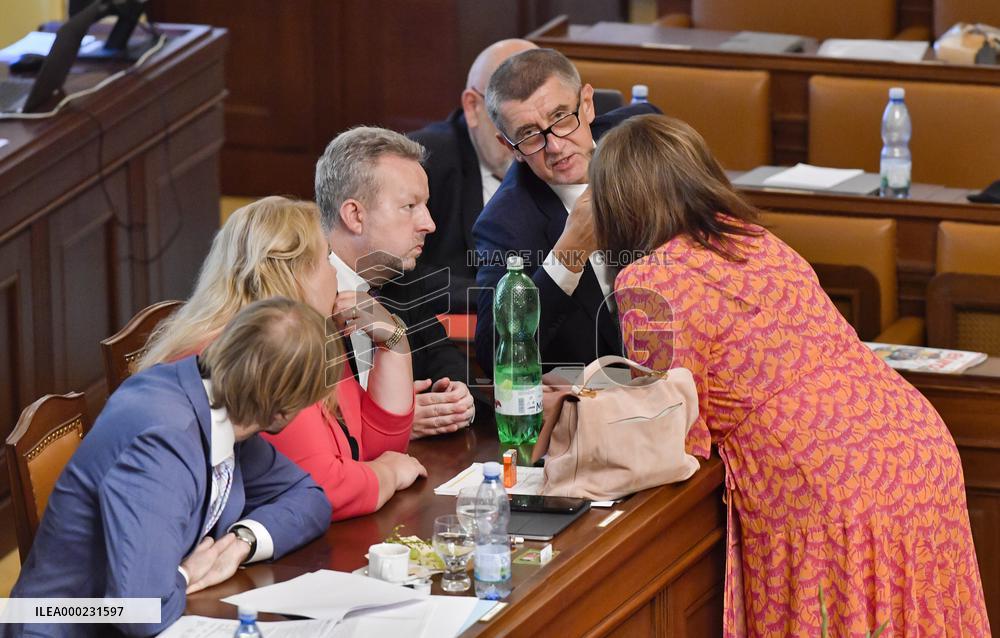 Adam Vojtech, Klara Dostalova, Richard Brabec, Andrej Babis, Alena Schillerova