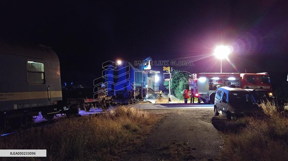 one dies, another seven injured in collision of van with train in Czech Republic