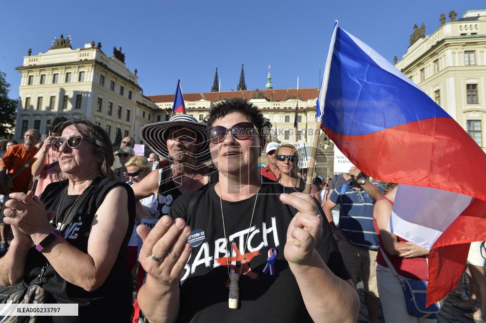 Demonstration for defence of democracy The King is Naked - Let Us Defend Democracy!