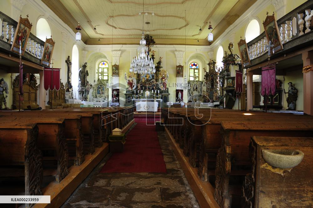 Horni Blatna, St Lawrence Church, Erzgebirge/Krusnohori (Ore Mountain) Mining Region