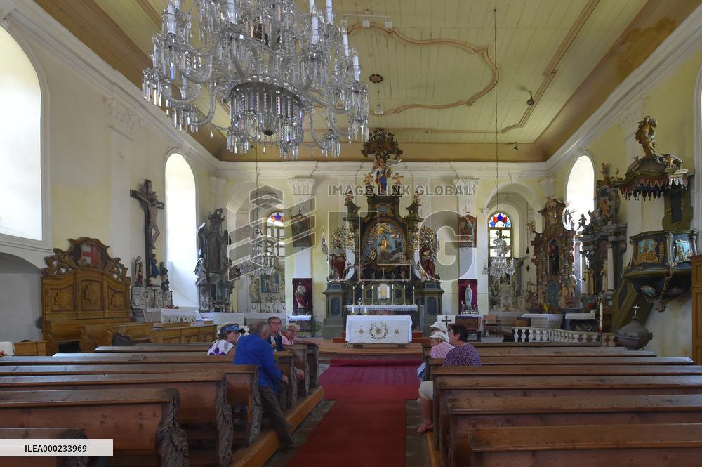 Horni Blatna, St Lawrence Church, Erzgebirge/Krusnohori (Ore Mountain) Mining Region