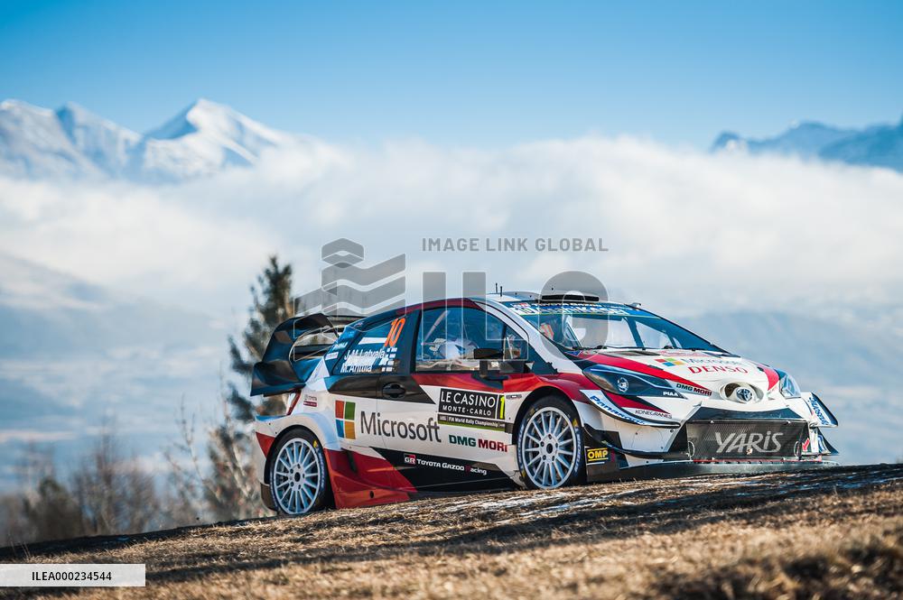 Jari-Matti Latvala, Mikka Anttila, Toyota Yaris WRC, WRC Rally Monte Carlo 2019