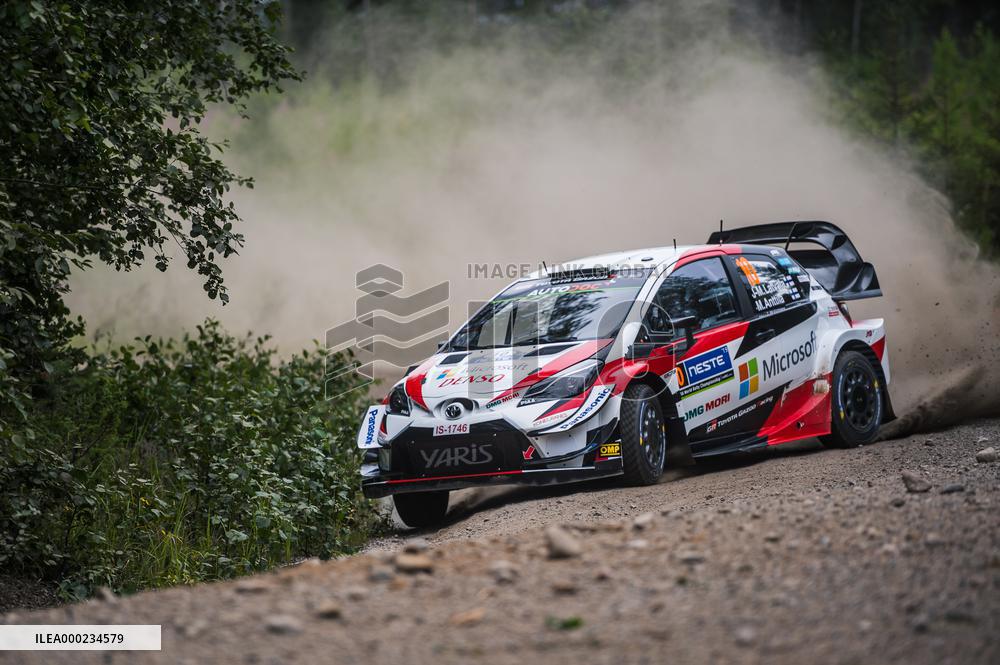 Jari-Matti Latvala, Mikka Anttila, Toyota Yaris WRC, WRC Rally Finland 2019