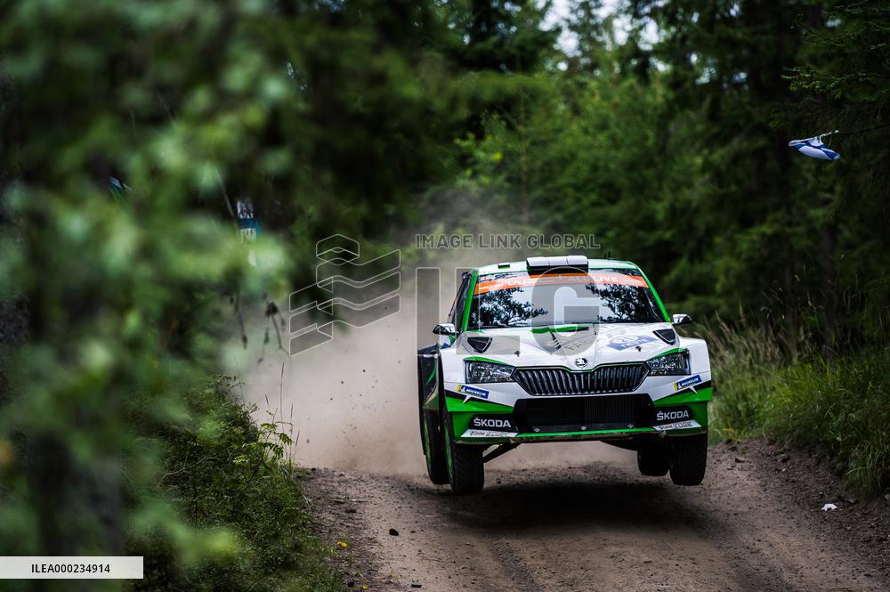 Rovanpera Kalle, Halttunen Jonne, SKODA Fabia R5 evo, WRC Rally Finland 2019