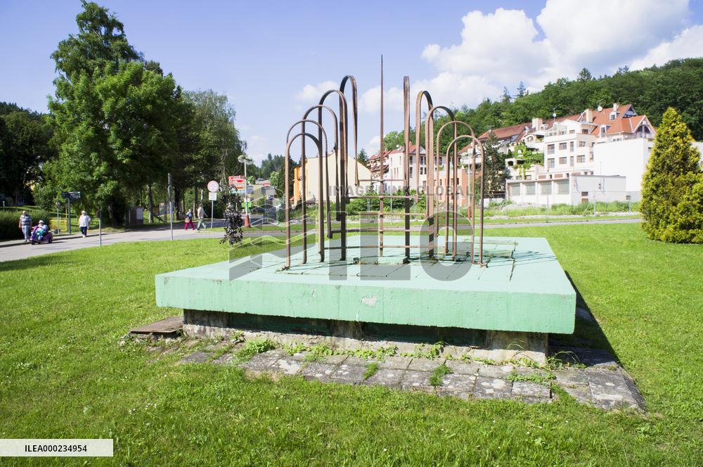 Mineral springs Elektra 1 in Luhacovice Spa