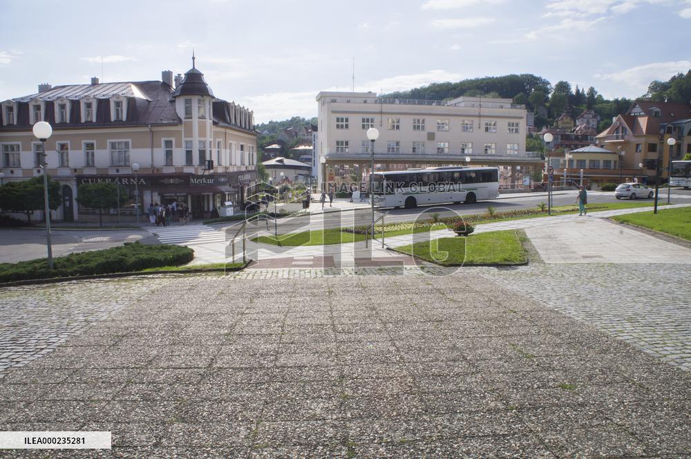 Post office, Dr. Veseleho street, Luhacovice