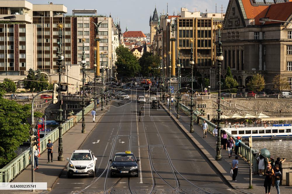 Cechuv bridge, Prague