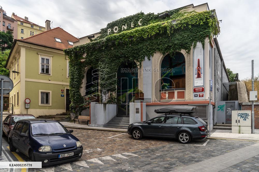 The Ponec theatre, Zizkov district, Prague